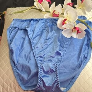 Elegant Blue Women's Bikini Panties